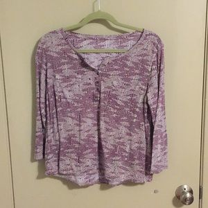 Purple pattern shirt
